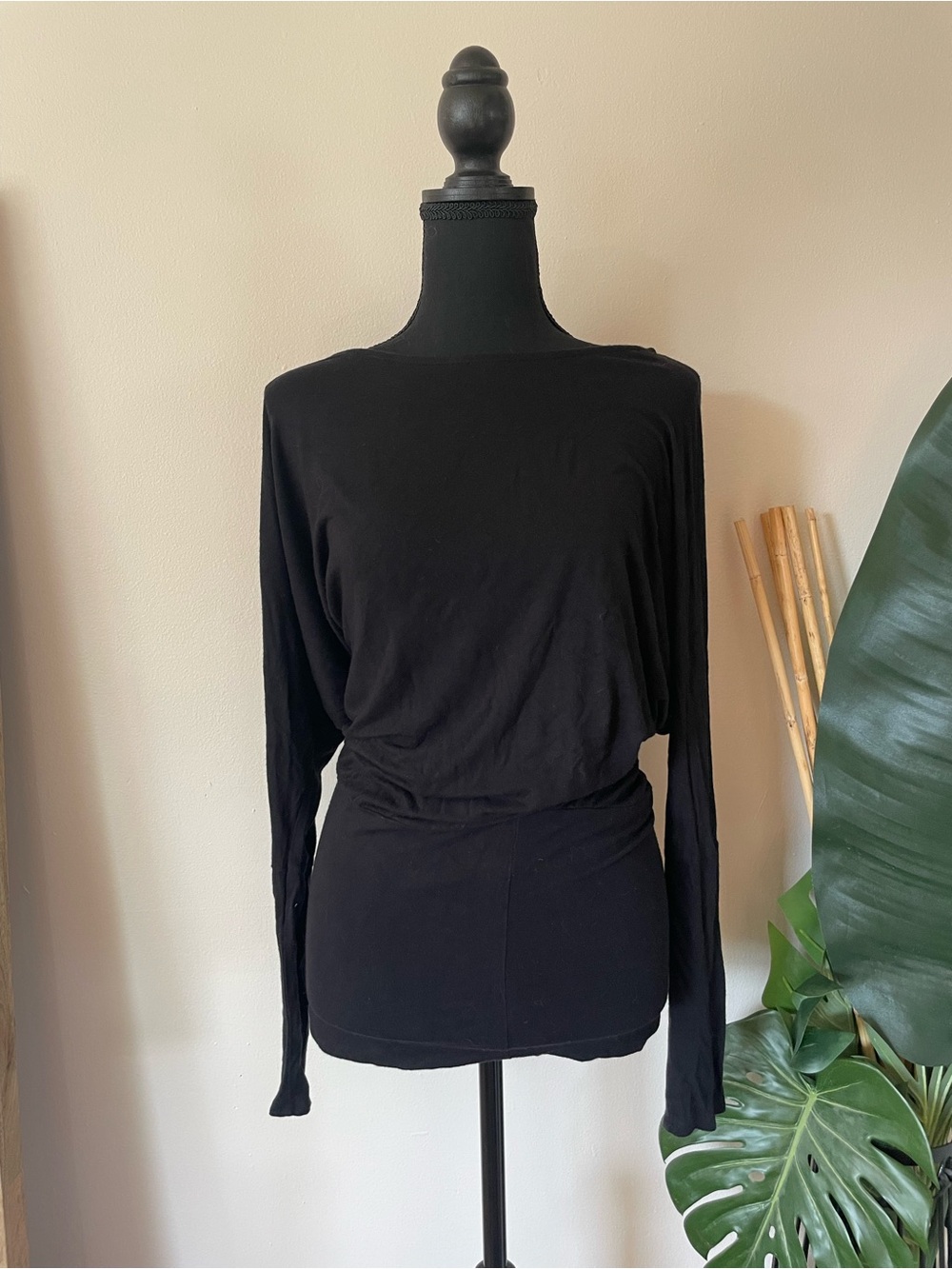 Maurice’s Black Long-Sleeve Top